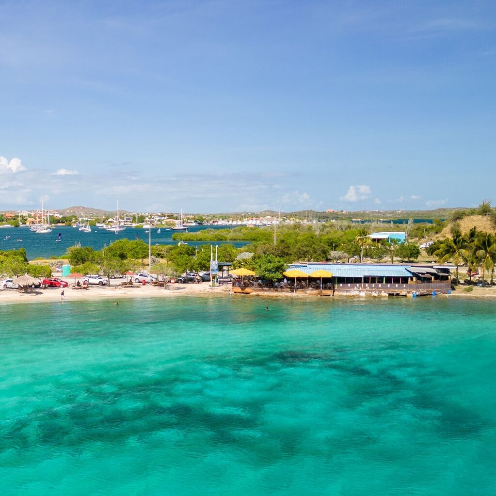 Caracas Baai in Willemstad, Curacao, which houses, Tugboat beach