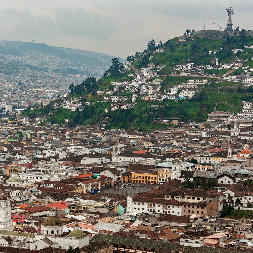 City of Quito in Ecuador - South America.